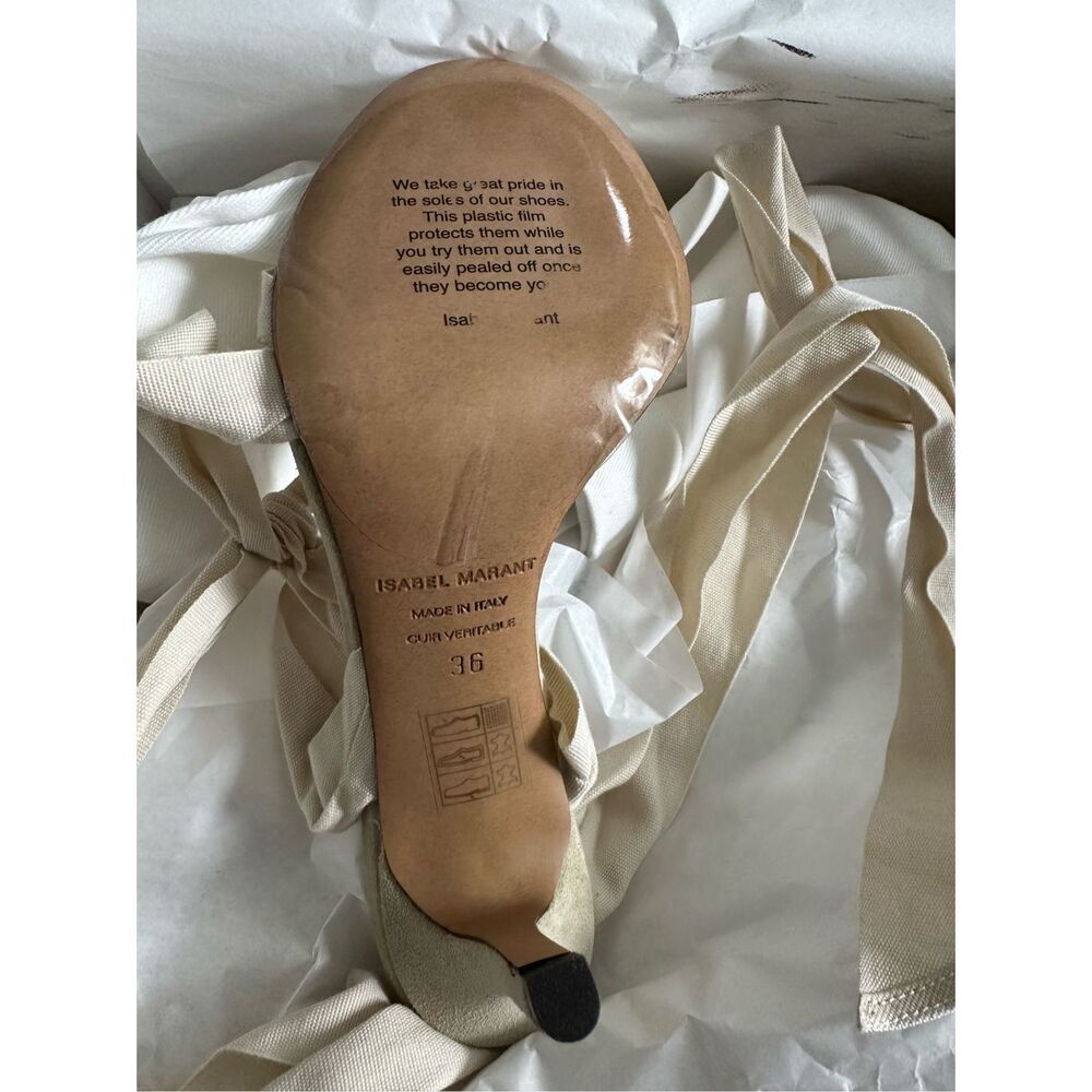 ISABEL MARANT Lace-Up Arieli Sandals 80 US 6 $915 - Picture 8 of 8